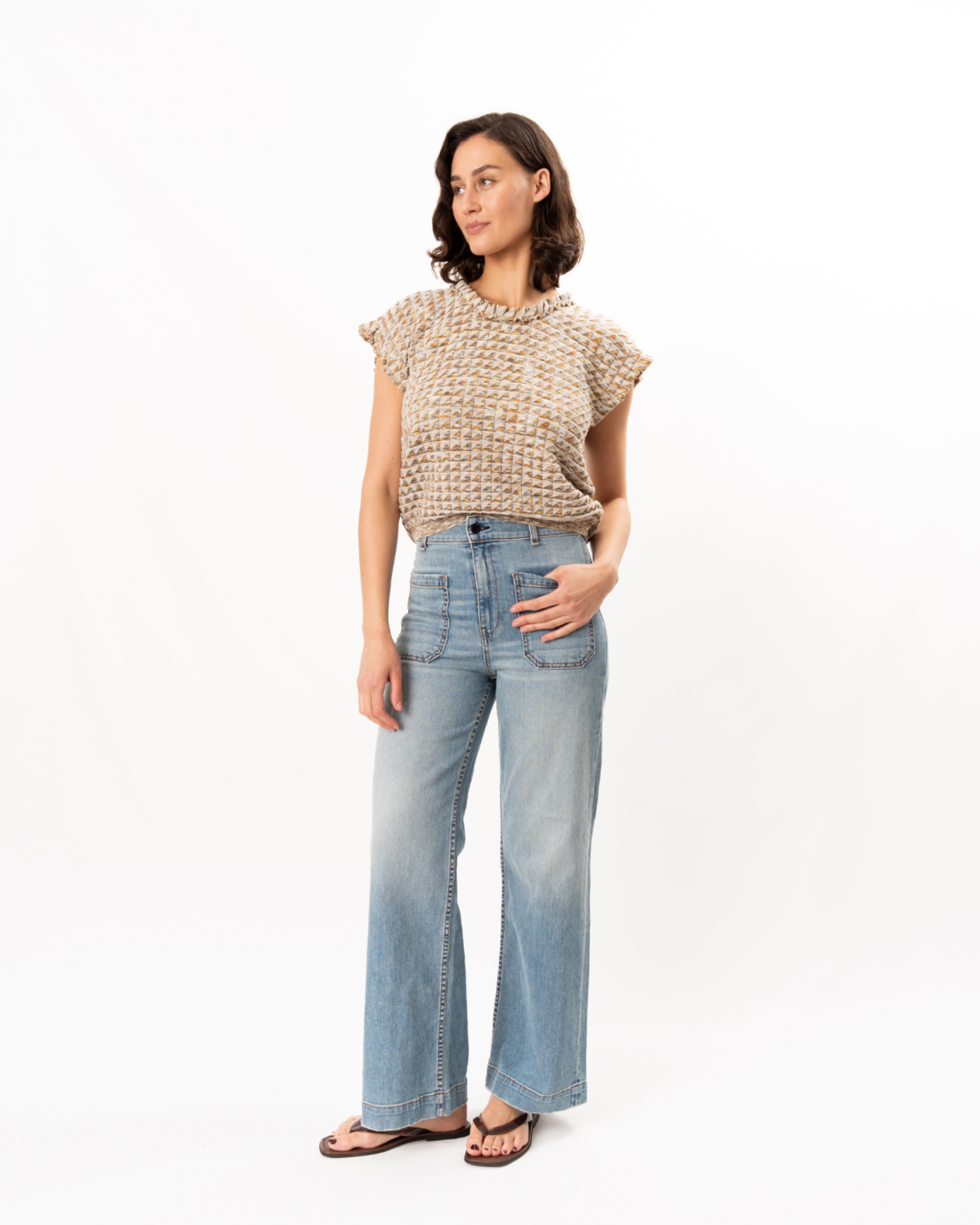 Molli Etincelle Top - Natural/ Beige - Image 3 of 5