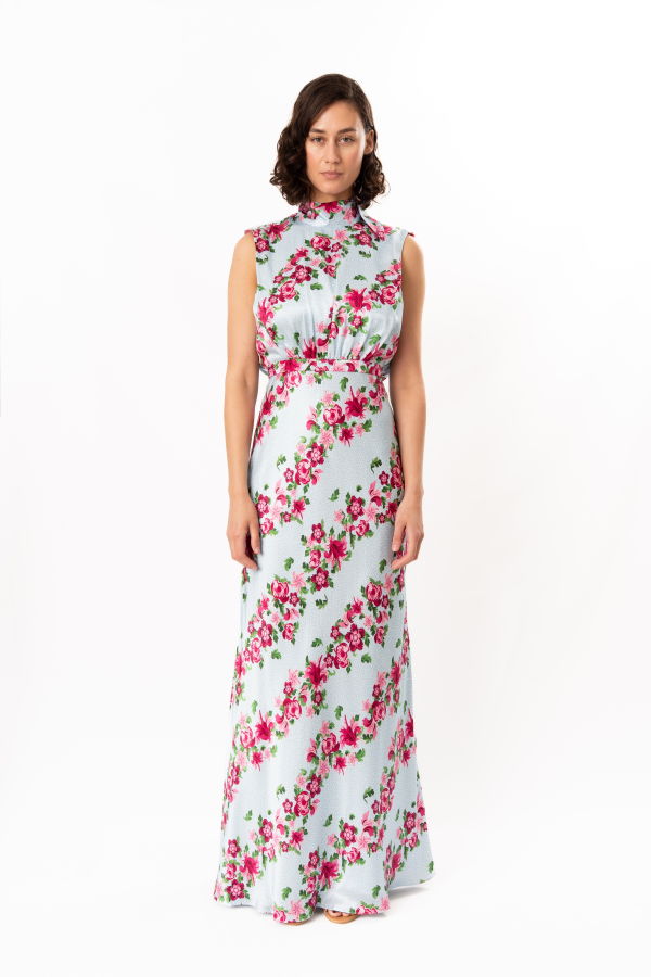 Saloni Fleur Dress - Bellis Stripe