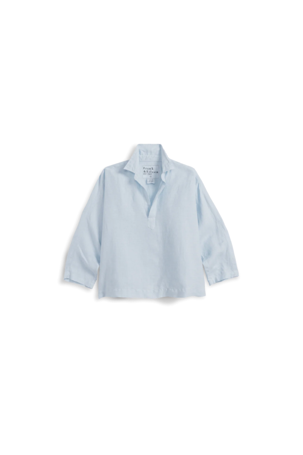 Frank & Eileen Gabi Popover Shirt - French Blue
