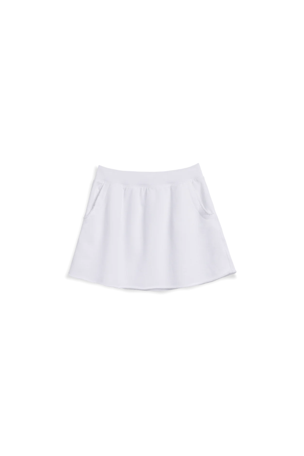 Frank & Eileen Kennedy Sweatshirt Mini Skirt - White