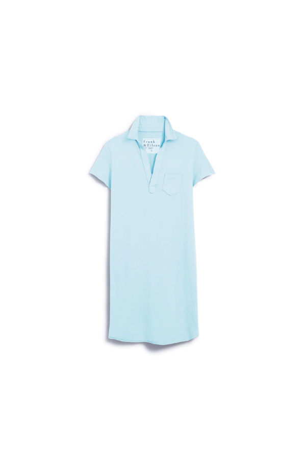 Frank & Eileen Lauren Polo Dress - Dive Blue