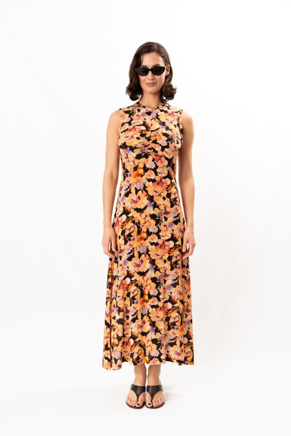Ulla Johnson Lina Sleeveless Jersey Dress - Night Bloom