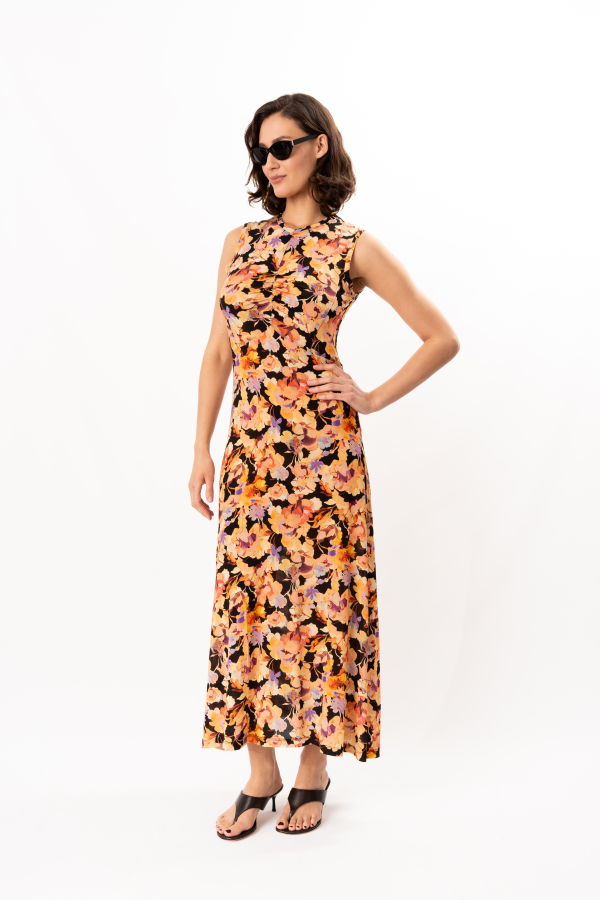 Ulla Johnson Lina Sleeveless Jersey Dress - Night Bloom