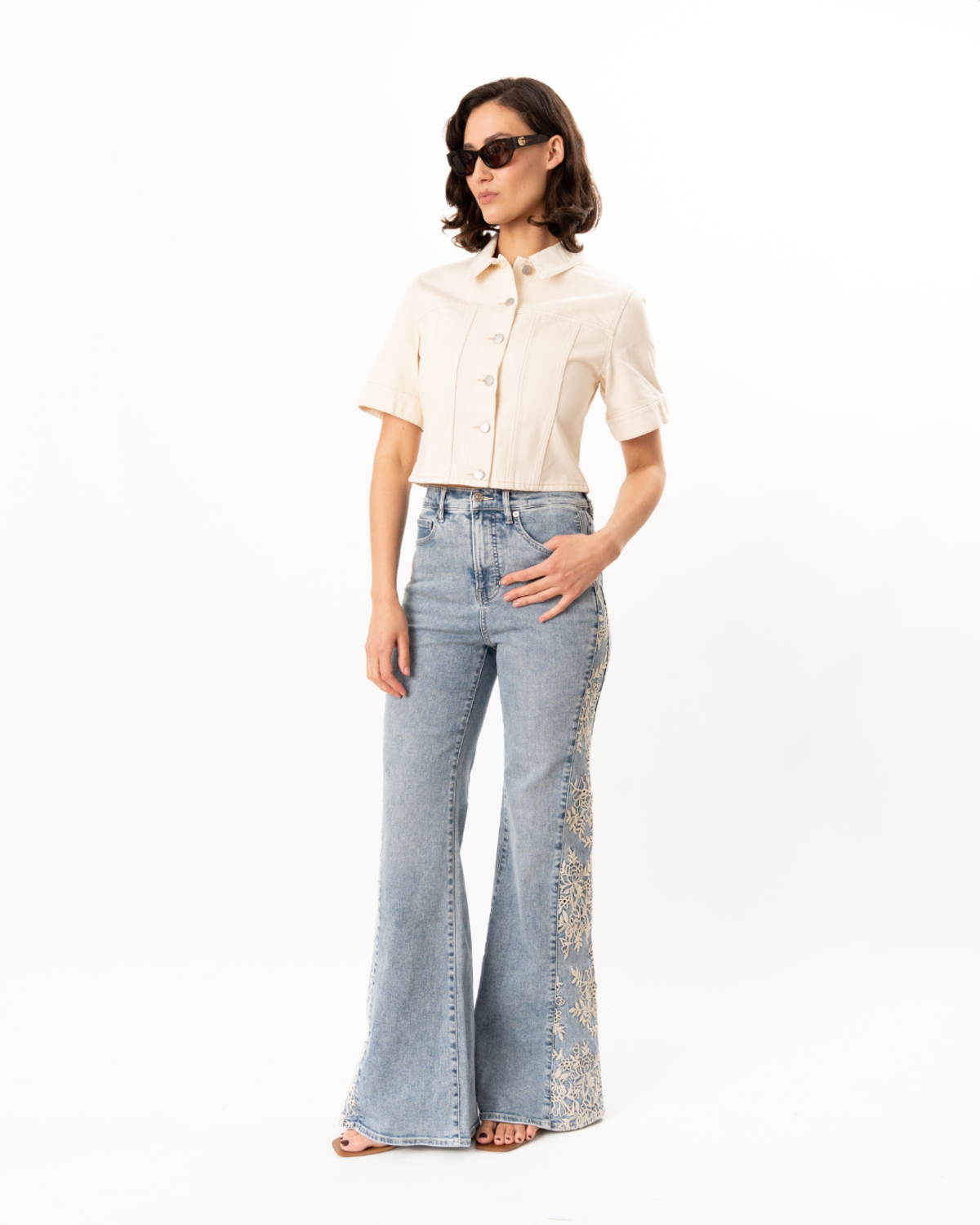 Veronica Beard Malcom Jacket - Ecru - Image 3 of 5