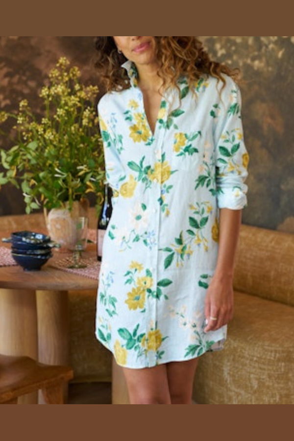 Frank & Eileen Mary Classic Shirtdress - Spring Bouquet