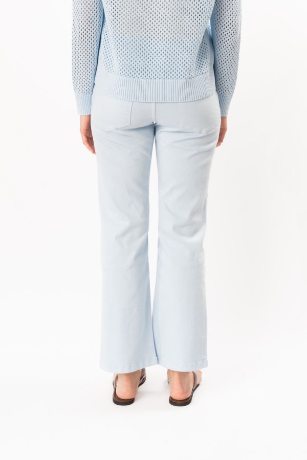 ELLIOTT LAUREN Mid Rise Straight Leg Jean - Blue
