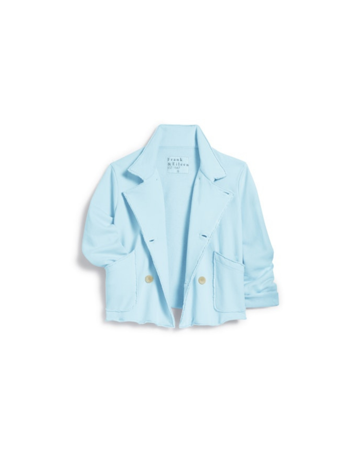 Frank & Eileen Mini Belfast Crop Peacoat - Dive Blue - Image 1 of 1