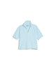 Frank & Eileen Patty Popover S/S Henley Top - Dive Blue - Thumbnail 1