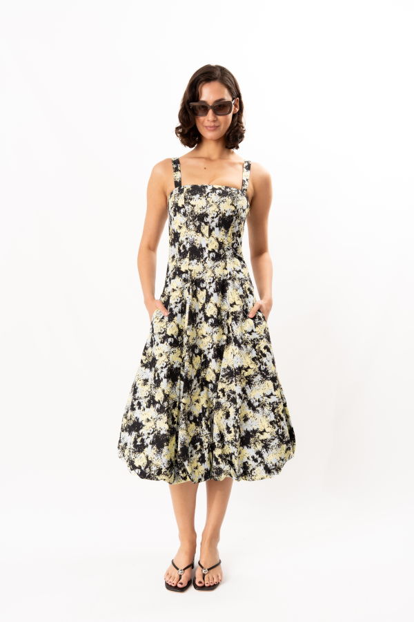 Proenza Schouler Tulah Dress - Blue Multi