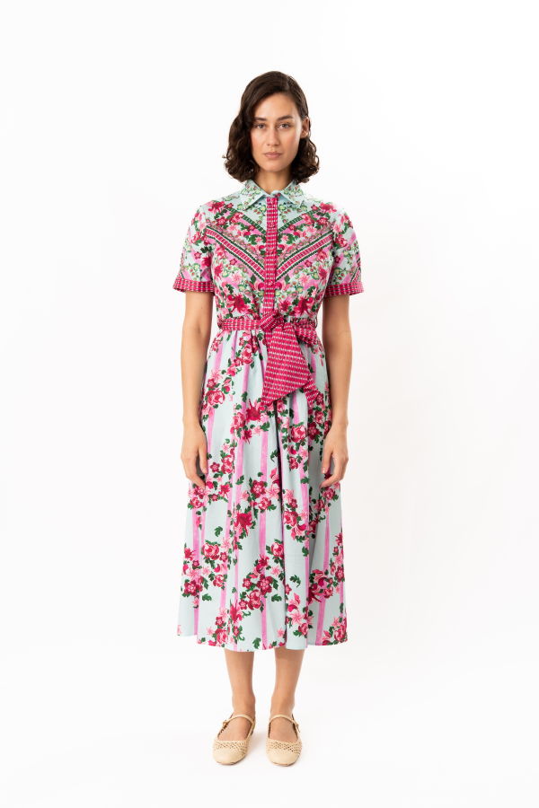Saloni Vivienne Dress - Bellis Ornamental