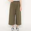 Danton Typewriter Cropped Wide Pants - Olive - Thumbnail 1