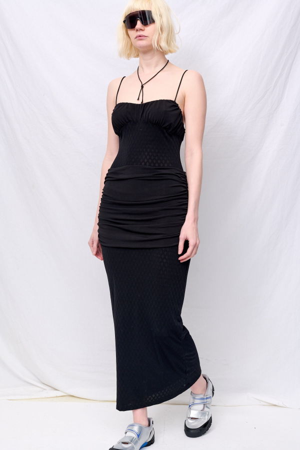 Woodrose Deli Black Tahiti Dress