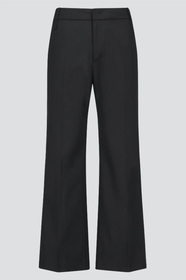 AMOMENTO Wool Flared Pants