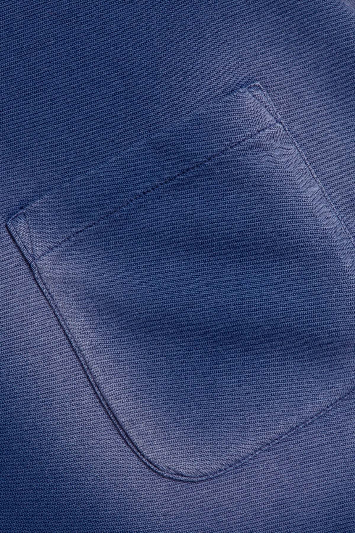 YMC Blue Triple Pocket T-Shirt - Image 4 of 7