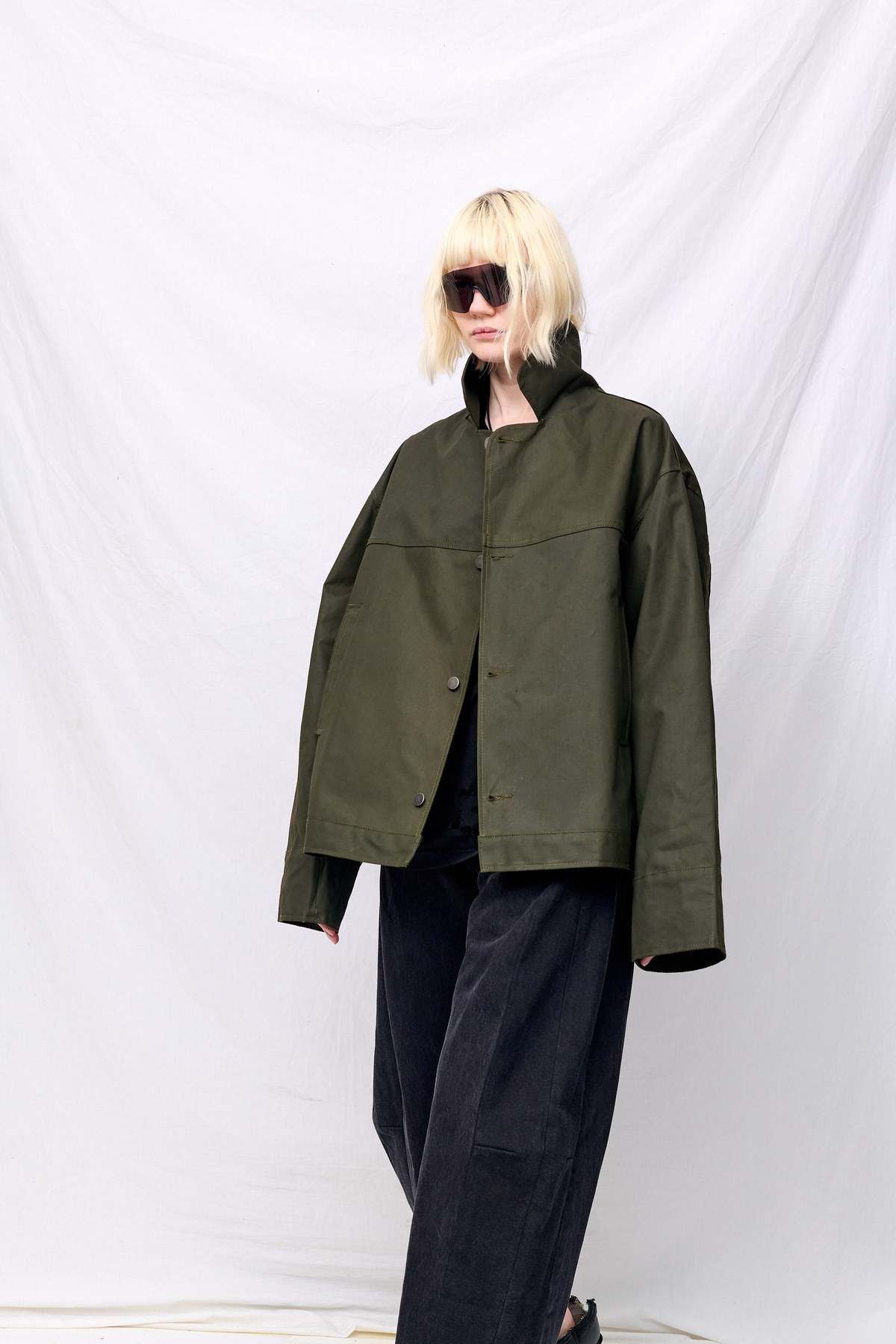 Assembly Green Wax Fireman Box Jacket - Image 5 of 12