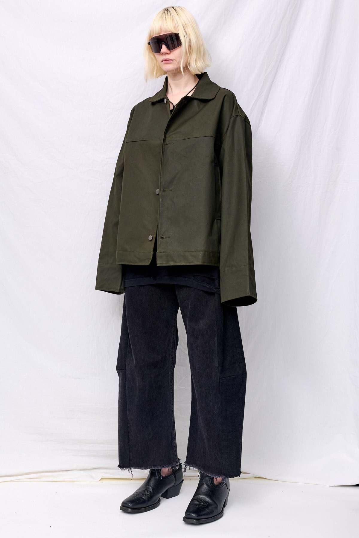 Assembly Green Wax Fireman Box Jacket - Image 10 of 12