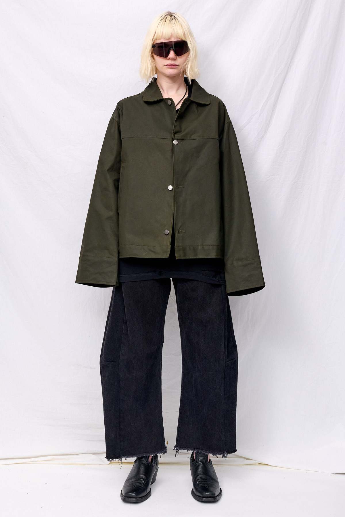 Assembly Green Wax Fireman Box Jacket - Image 11 of 12