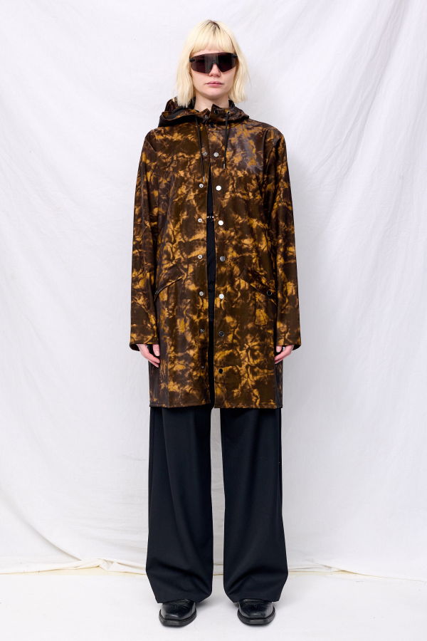 Rains Muddy Hooded Rain Long Jacket