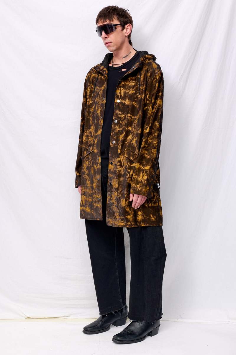 Rains Muddy Hooded Rain Long Jacket