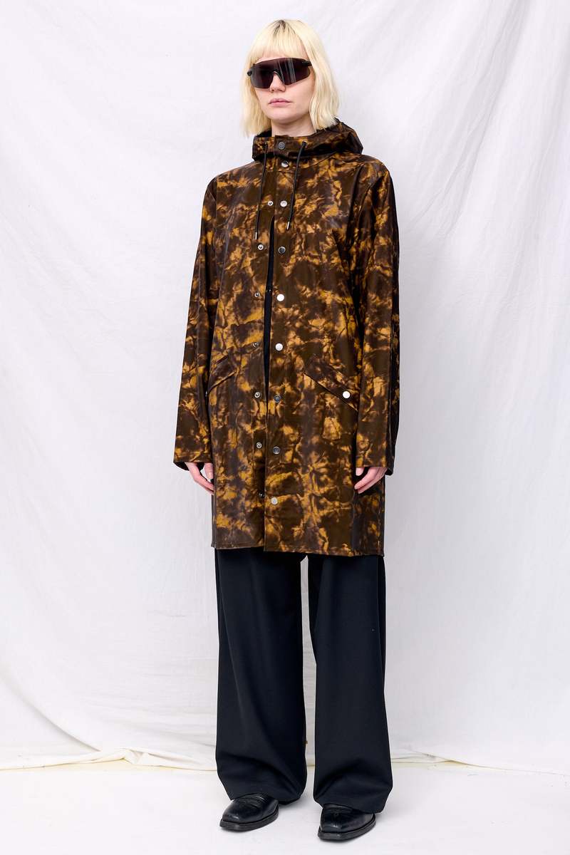 Rains Muddy Hooded Rain Long Jacket