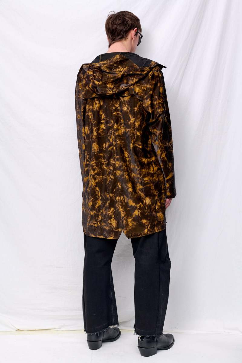Rains Muddy Hooded Rain Long Jacket