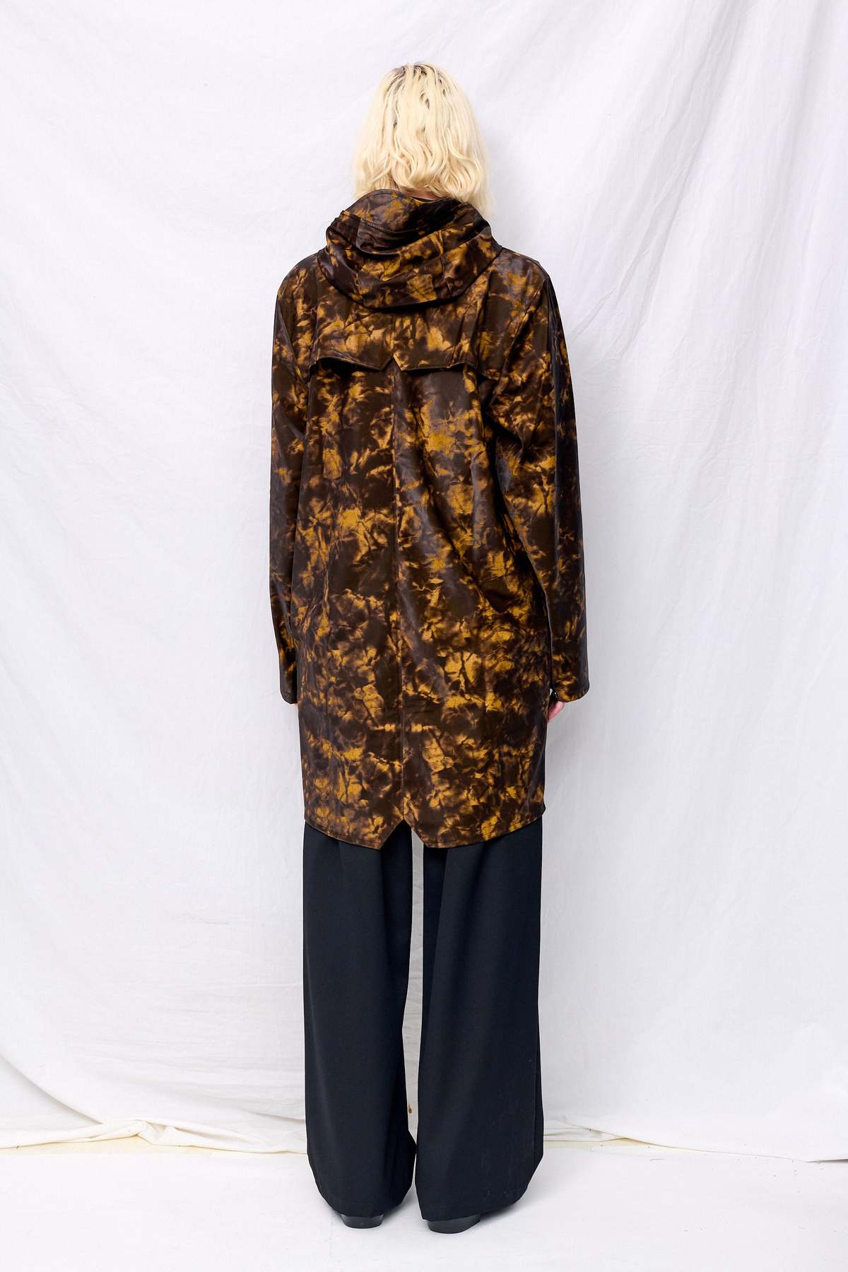 Rains Muddy Hooded Rain Long Jacket - Image 6 of 7