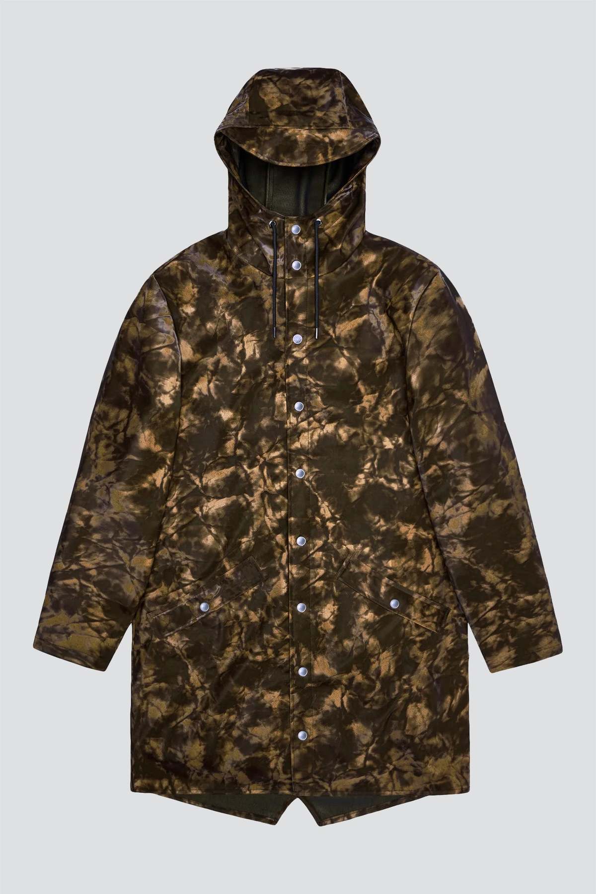 Rains Muddy Hooded Rain Long Jacket - Image 7 of 7