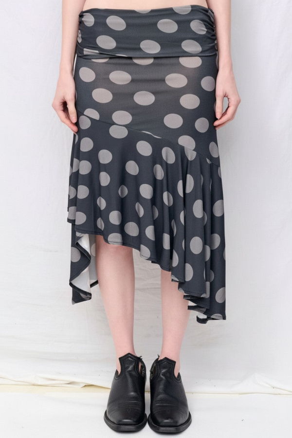 Woodrose Deli Polka Dot Carrie Skirt