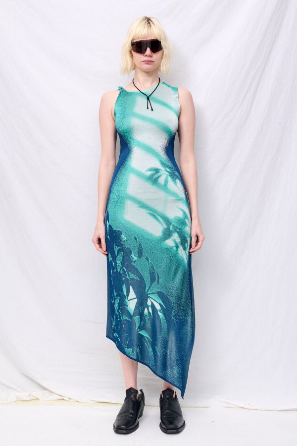 PH5 Turquoise Cedar Window Print Tank Dress