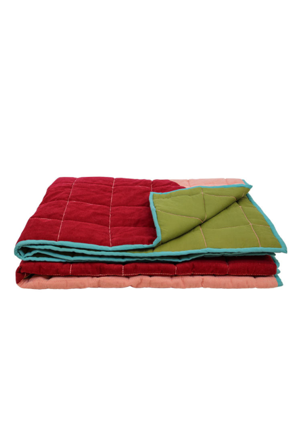 Mosey Me Corduroy Quilted Throw