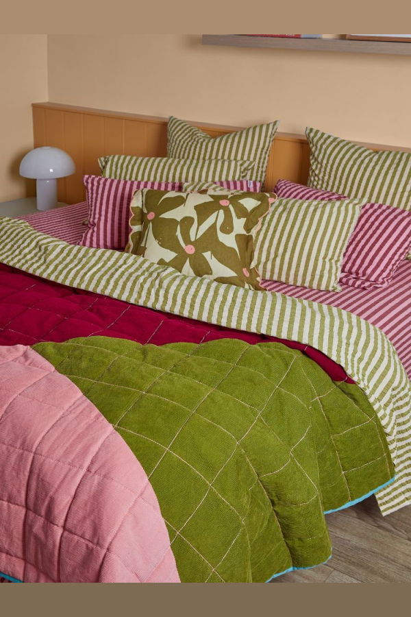 Mosey Me Corduroy Quilted Throw