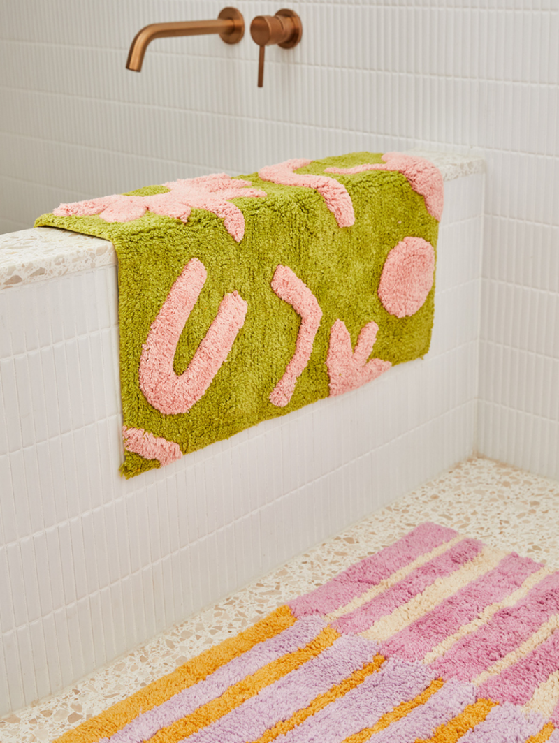 Mosey Me Floral Dreams Bath Mat