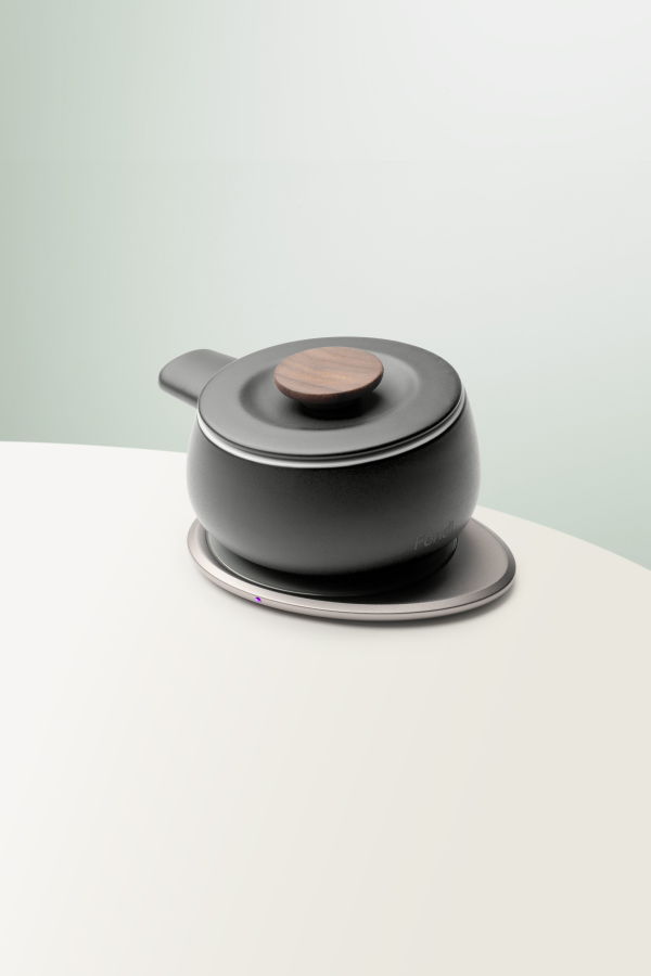 Ohom Inc Fondi Self-Heating Fondue Set - Inkstone Black