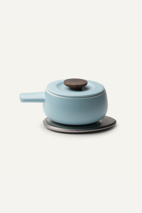 Ohom Inc Fondi Self-heating Fondue Set - Moonmist Blue