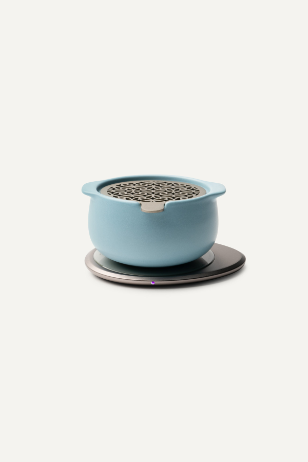 Ohom Inc Jun Self-heating Diffuser Set - Moonmist Blue