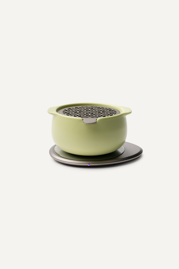 Ohom Inc Jun Self-Heating Diffuser Set - Verde Green