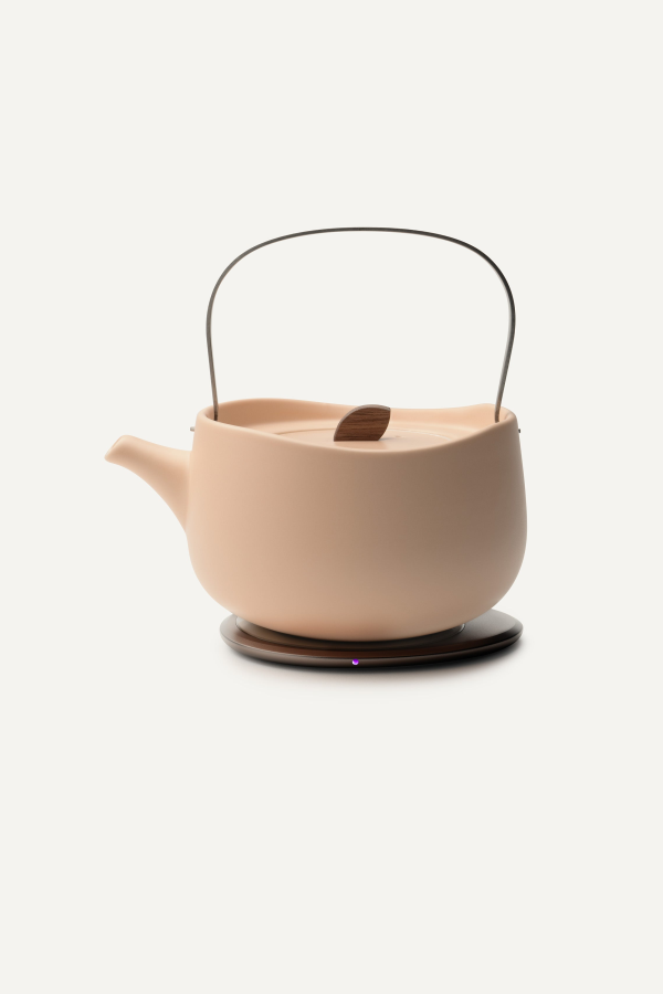 Ohom Inc Leiph Self-heating Teapot Set - Rosy Apricot