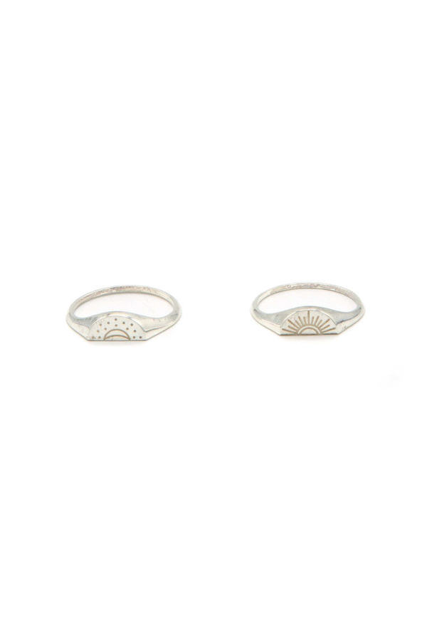 Fair Anita Soleil Moon Ring Set