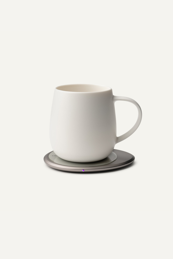 Ohom Inc Ui 3 Self-Heating Mug Set - Jasmine White