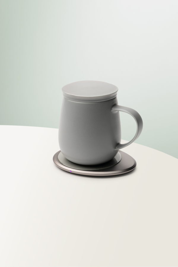 Ohom Inc Ui 3 Self-Heating Mug Set - Soft Gray
