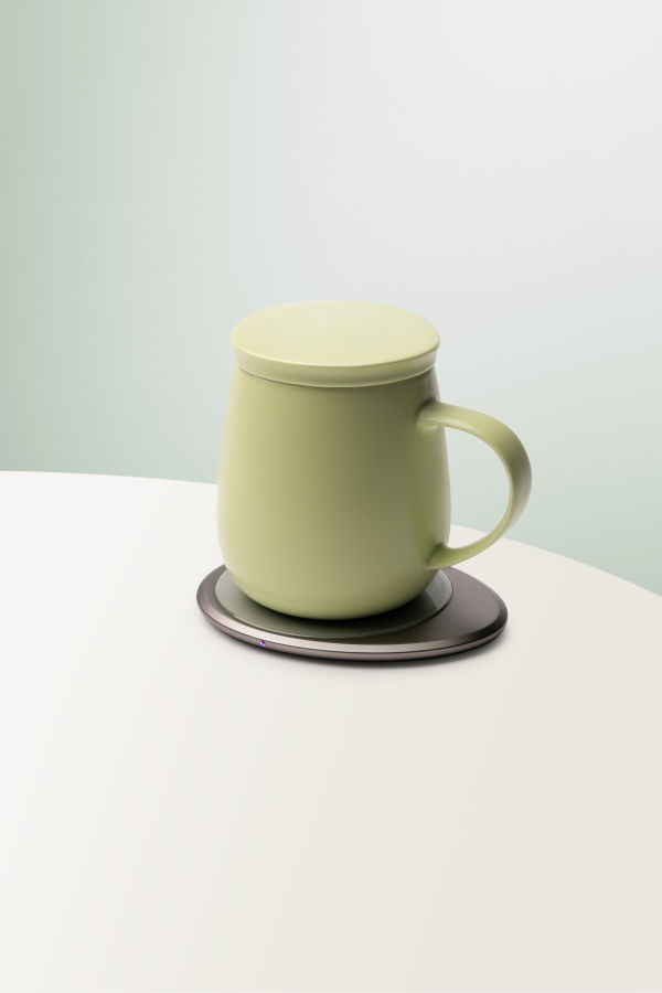 Ohom Inc Ui 3 Self-Heating Mug Set - Verde Green