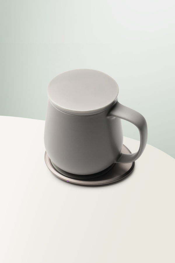 Ohom Inc Ui Plus Self-Heating Mug Set - Soft Gray