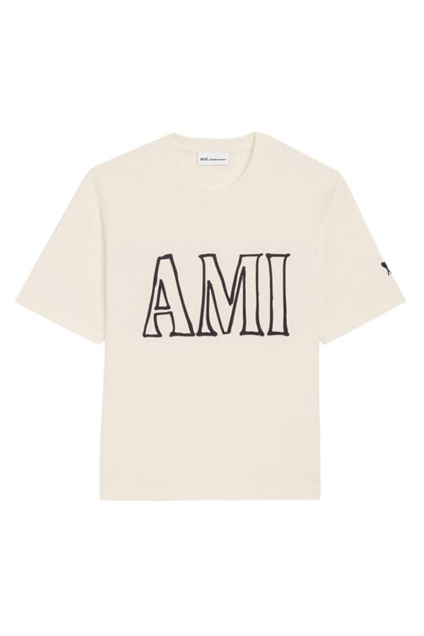 AMI Top - White Cream