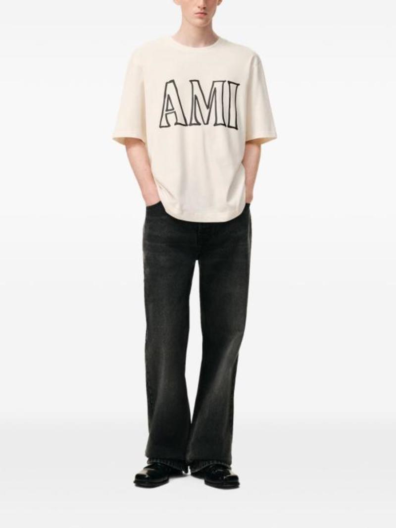 AMI Top - White Cream