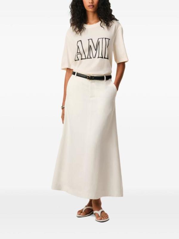 AMI Top - White Cream
