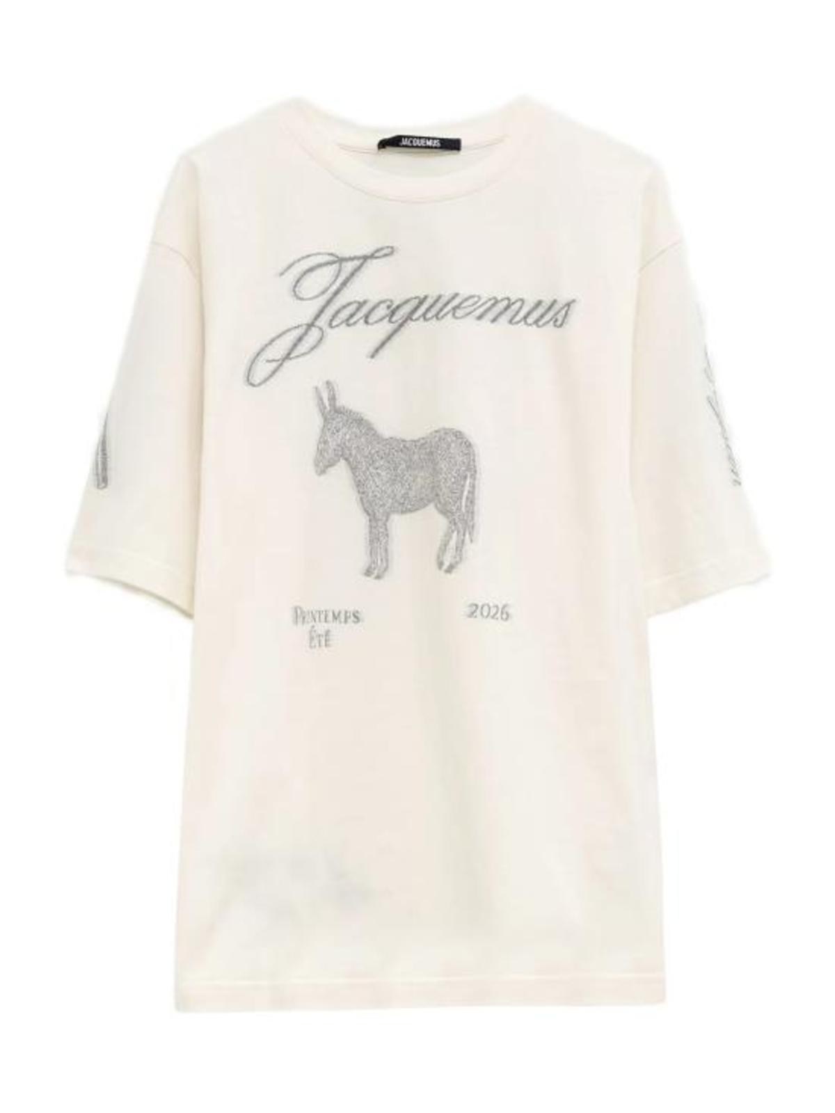 Jacquemus T-Shirt - Donkey Jacquard White - Image 1 of 3