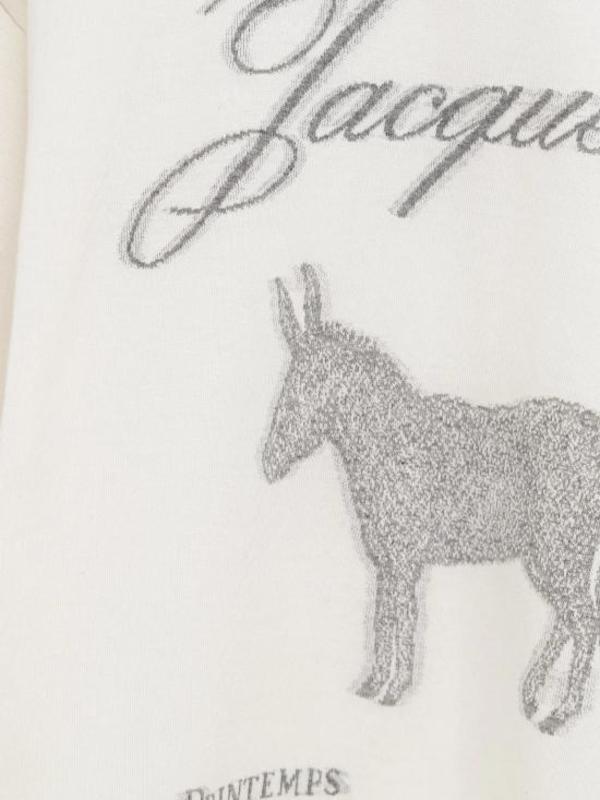 Jacquemus T-Shirt - Donkey Jacquard White