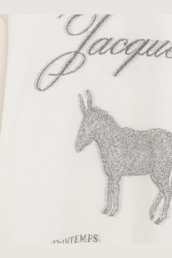 Jacquemus T-Shirt - Donkey Jacquard White