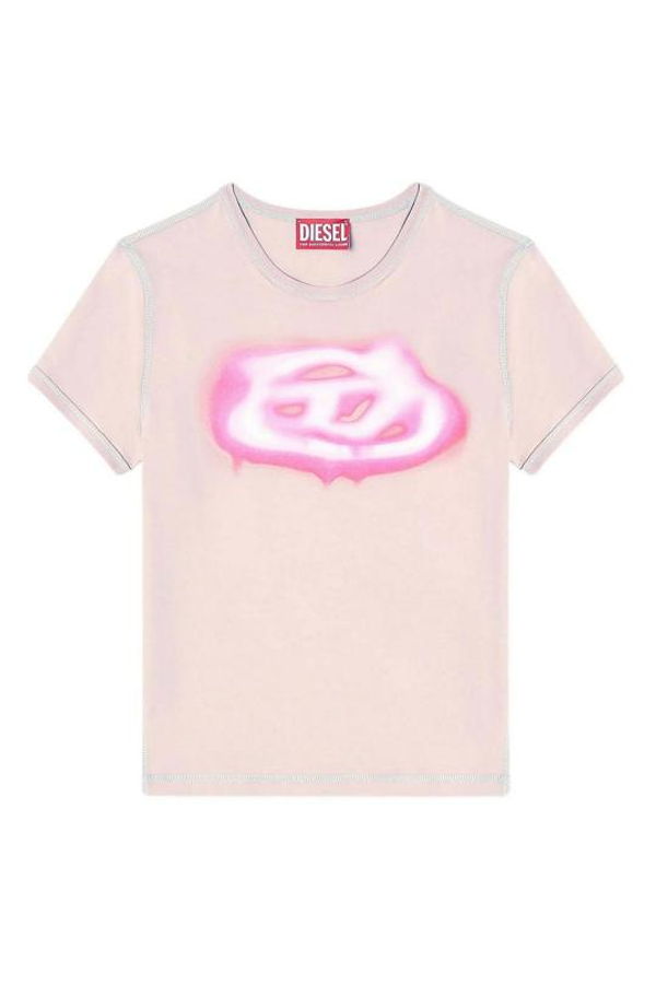 DIESEL Short Sleeve Tee - Pink