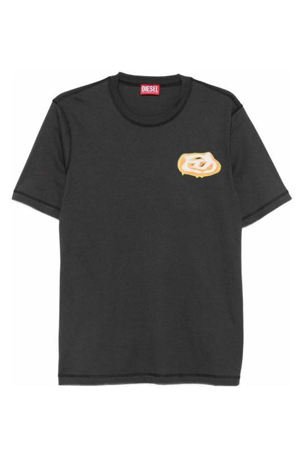 DIESEL Short-Sleeve Tee - Black